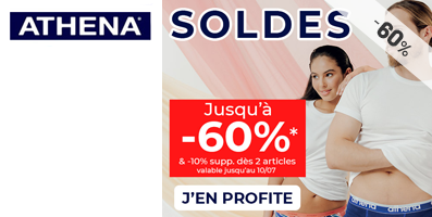 Soldes : Jusqu'à -60%