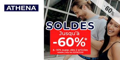 Soldes : Jusqu'à -60%