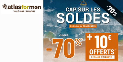 Nouveautés : Jusqu'à -75%