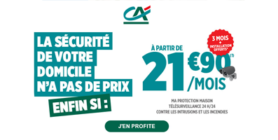 Profitez à partir de 21,90€ par mois