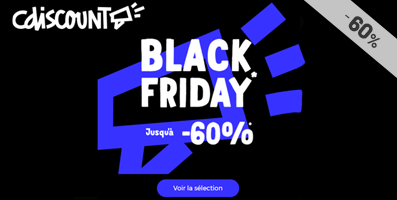 Black Friday : Jusqu'à -60%