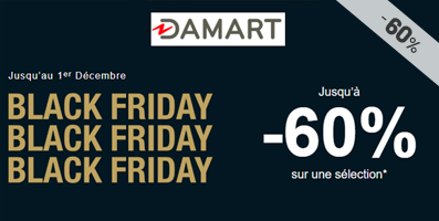 Black Friday : Jusqu'à -60%