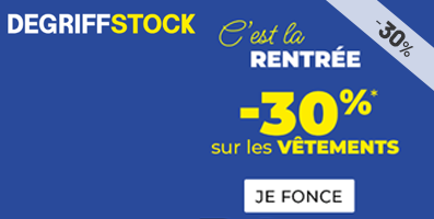 C'est la rentrée : Jusqu'à -30%
