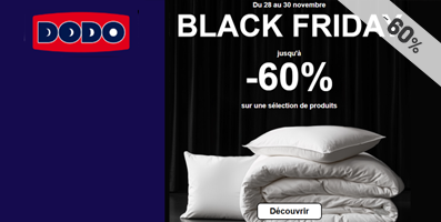 Black Friday : Jusqu'à -60%
