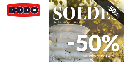 Soldes : Jusqu'à -50%