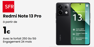 Votre Redmi Note 13 Pro à partir de 1€