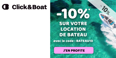 -10% sur votre location bateau