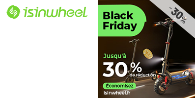 Black Friday : Jusqu'à -30% sur votre trottinette